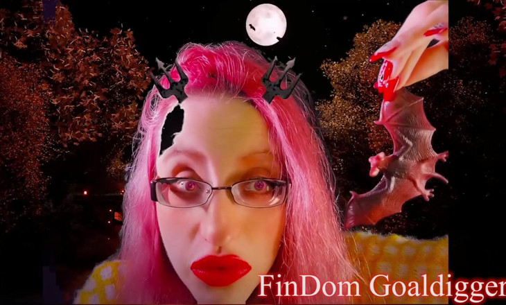 FinDom Goaldigger: Transformare cu decorațiuni de Halloween