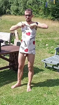 podczas wieszania prania