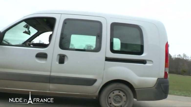Nude in France: Cindy wird im freien im dreier mit papi ogler analisiert