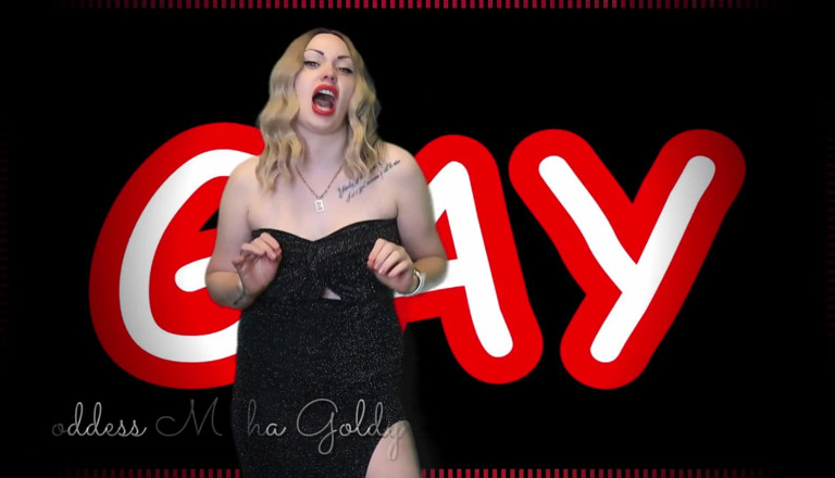 Goddess Misha Goldy: Você adora levar pau! Você quer chupar pau! Você não...