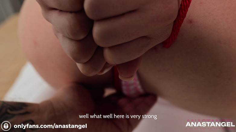 Anastangel: Good Girl Gets Tied with Red Rope and Fucked