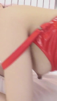 Sluty Asian Scene-4_sexy Japanese Brunette in Latex Lingerie Getting Her Hairy Pussy Fucked