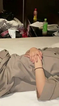 Quiet Glasses Girl - a Simple Massage Turning Into a Private Recorded Moment
