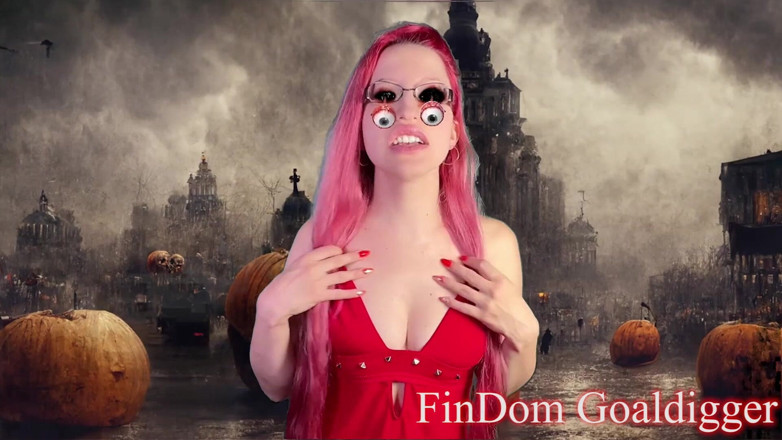 FinDom Goaldigger: Trasformazione dello schiavo del reddito di halloween