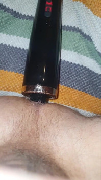 Călăresc un vibrator, natural, albastru, imens