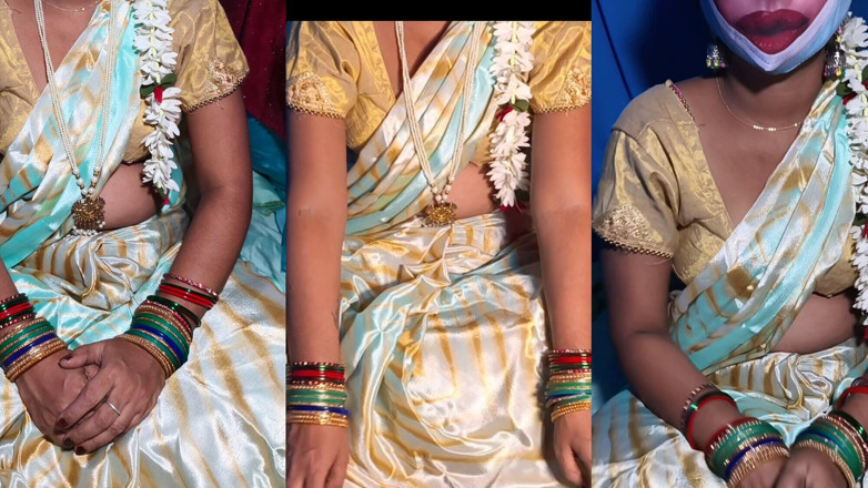 DESI PARO: Жена В Атласном Сари - Жесткий Секс, Новый Образ, Поза Женщина Сверху