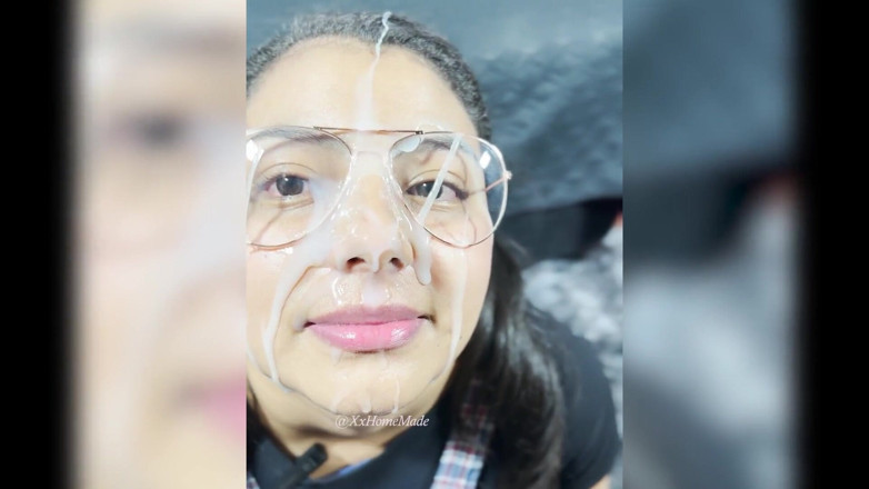 XxHomeMade: Sborra sul suo viso - ragazza amatoriale latina