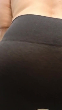 Big Booty in Leggings, Panties and Nude