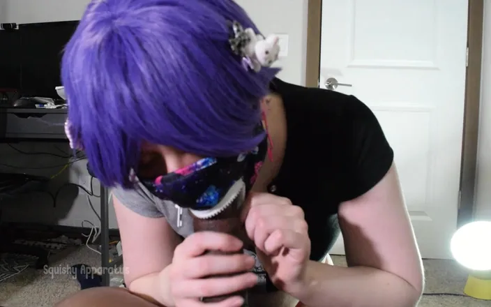 Squishy Apparatus: Sucking a Big Cock Till It Cums