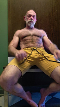 Hairy Bear Undresses