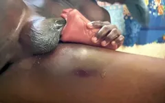 African Big Dick Too Deep in That Toy