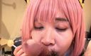 Tsuki Miko: Anya Dick candy, pompino, sperma in bocca