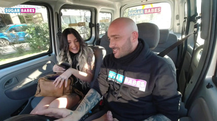 SugarBabesTV: Greek taxi: Nail my reverse