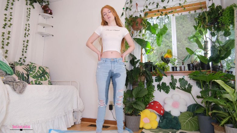 Destination Kat: Wet Jeans and Panty