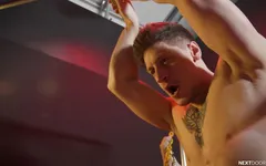 NextDoorraw - dalton riley lagi asik jilat pantat sempit pemilik bathouse