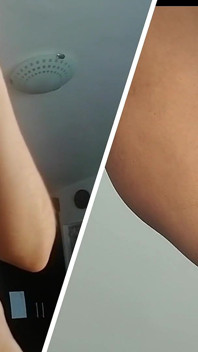 Amateur-ehefrau fingert muschi-orgasmus mit stöhnen. Latina, dicker arsch, dicke titten.