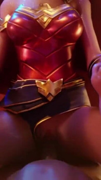 POV - Wonder Woman Gets Missionary Fucked and Creampied