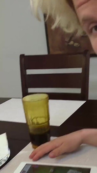 Butt-ravaged Teen Swallows 1st Load