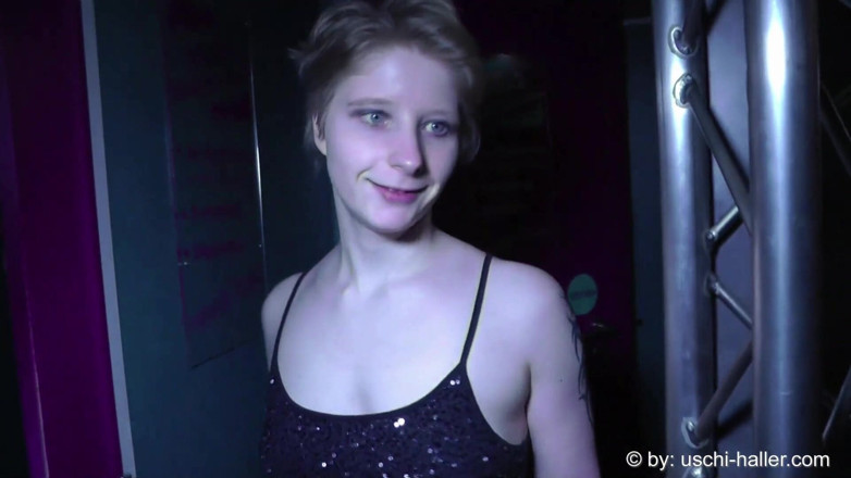 Club Express: Sonja Sweet Giving a Blowjob in a German Porn Cinema