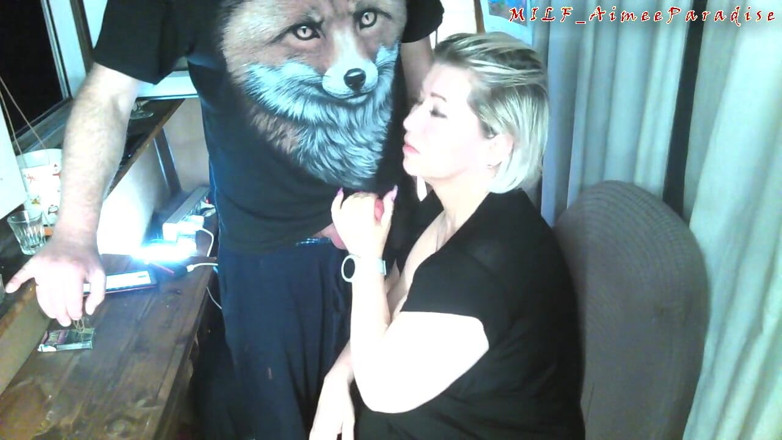 AimeeParadise: The old Fox squeezes the tits of his eternally young...