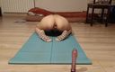 Elza li: Yoga mit doppeltem Dildovergnügen