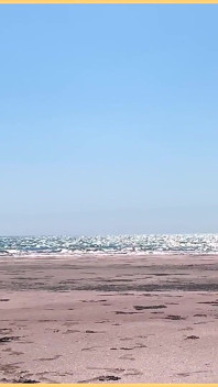 Soția a îndrăznit să meargă pe țâțele laterale pe plajă