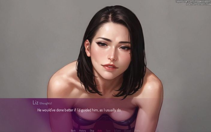 PORNGAME4U: Mila Ai - 잘생긴 경비원을 보았을 때 발정난 Liz - Addont - 포르노 게임 4u