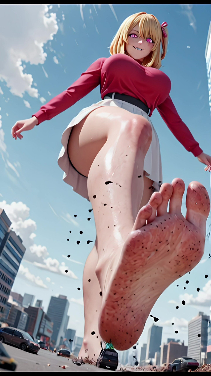 3D AI honeybee studio: Giganta Fetiche De Pés