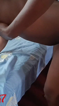 Hot Ebony Hairy Amateur Couple Blowjob