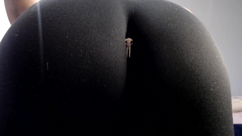 Maeling: Tiny Trapped in Gym Pants Swallowed by Giant Ebony Ass