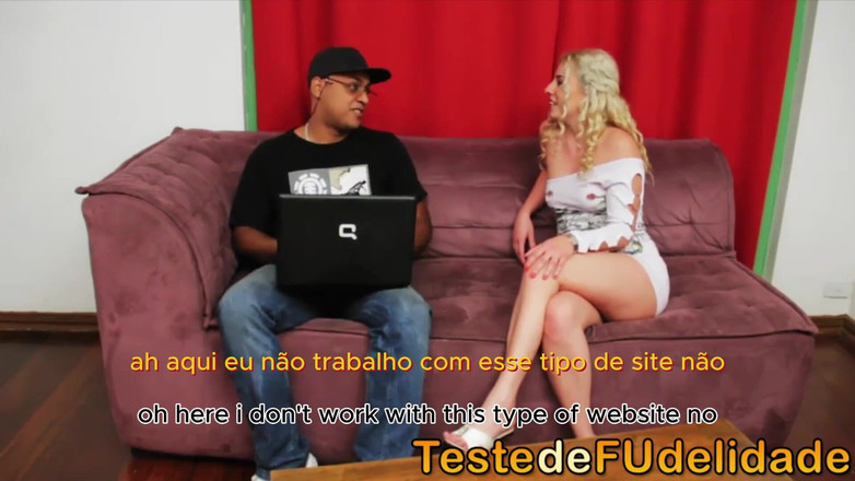 Teste de Fudelidade: Kỹ thuật viên máy tính bị nữ diễn viên tóc...