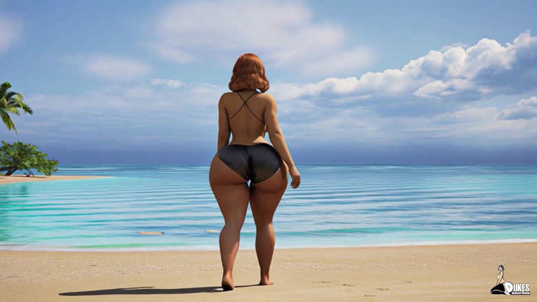 Dukes Hardcore Honeys: Mme Keagan Beach taquine avec un gros cul