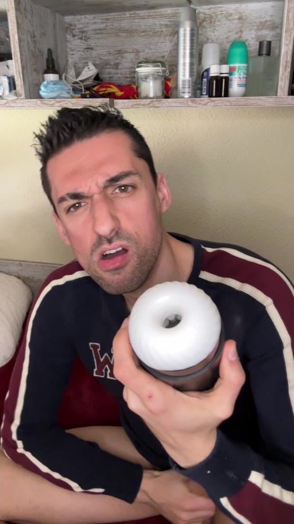Liam Harding: Hot Stepdaddy Showing off Big Cock and Playing with Vibrator