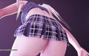 3D-Hentai Games: Striptease de glide Marie Rose Mai Shiranui Tamaki Kasumi doa...