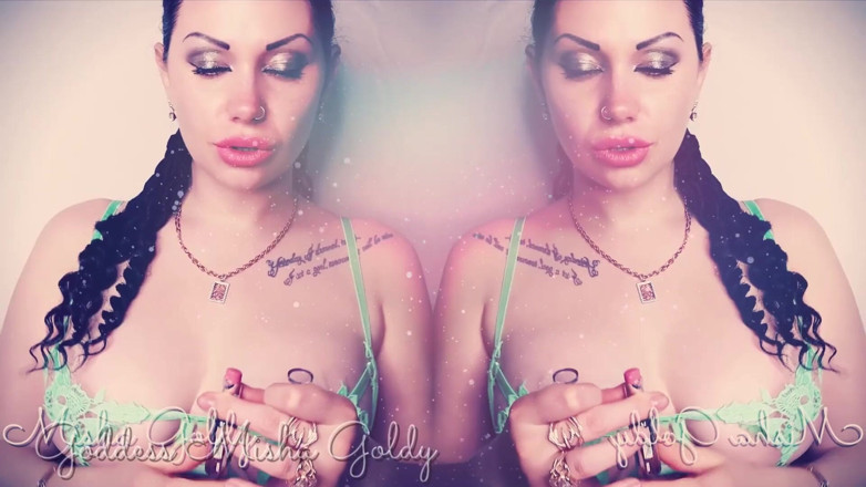 Goddess Misha Goldy: Kenalan mata yang memukul &amp; bibir &amp; tetek &amp; JOI