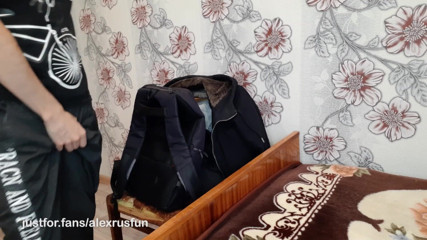 AlexRusFun: Russian teen jerks off his huge cock and cums