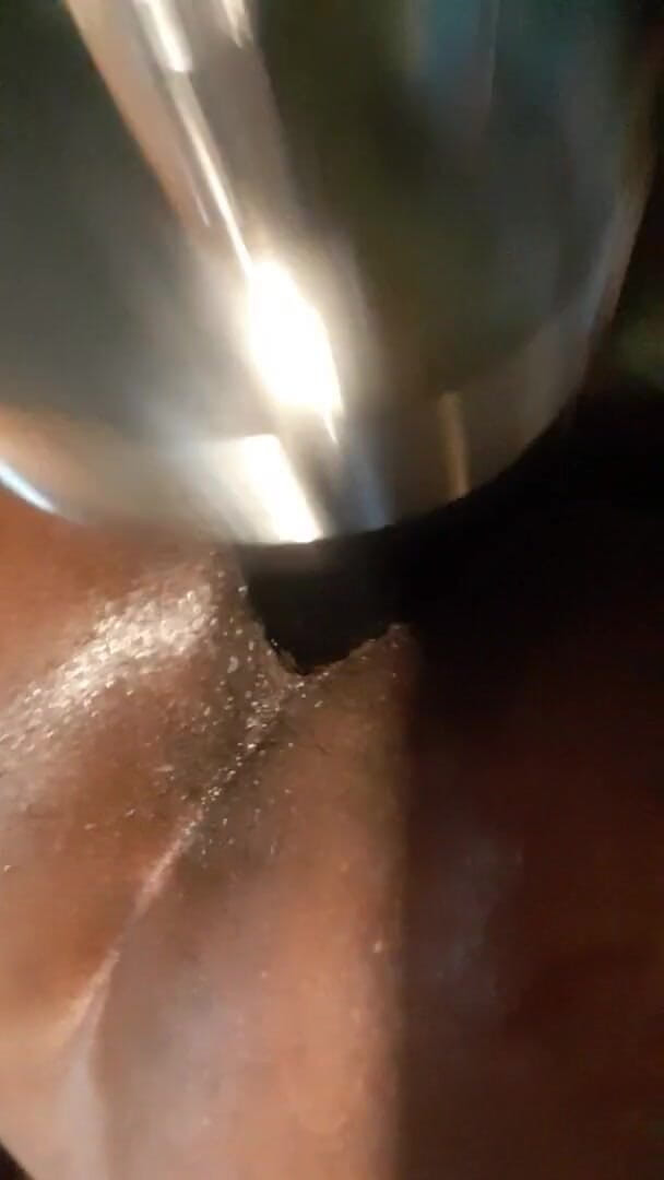 Truestarr: Sex Machine Milking My Prostate Close up View