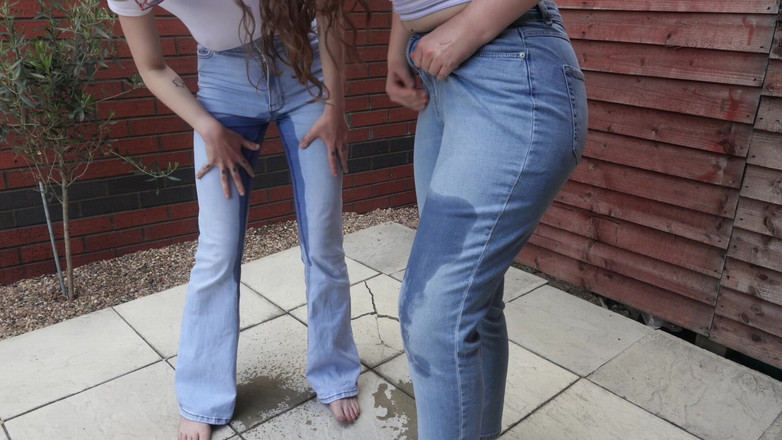 rosarosebud: Лесбійські поцілунки &amp; джинси, змочування W Rosa &amp; Carrie