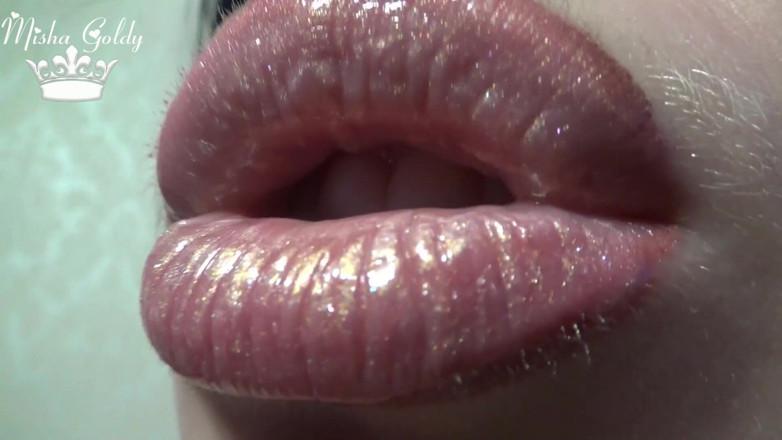 Goddess Misha Goldy: Lip gloss fetish &amp; worship