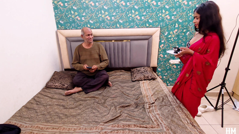 Hotmaster: Indian Desi Oldman Hardcore Fucking to His Stepdaughter