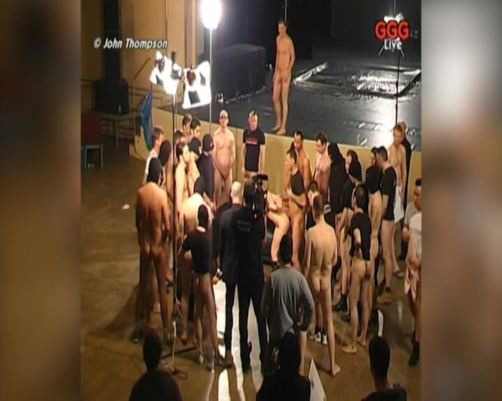 GGG John Thompson Classic Retro: Brunette Slut Gets Gang Banged by Crowd and Takes Multiple...