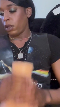 Ebony Tranny Ts Solo Jackoff bbc handjob