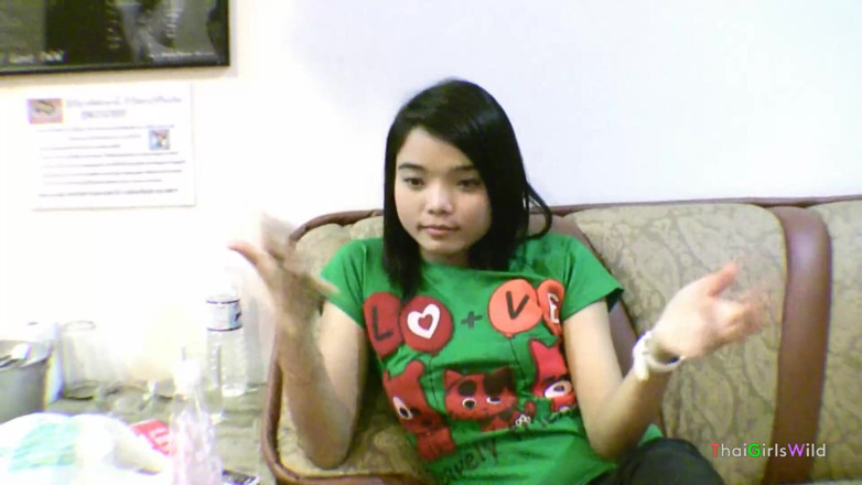 Thai Girls Wild: Pretty Teenage Thai Girl Is Filled with Jizz