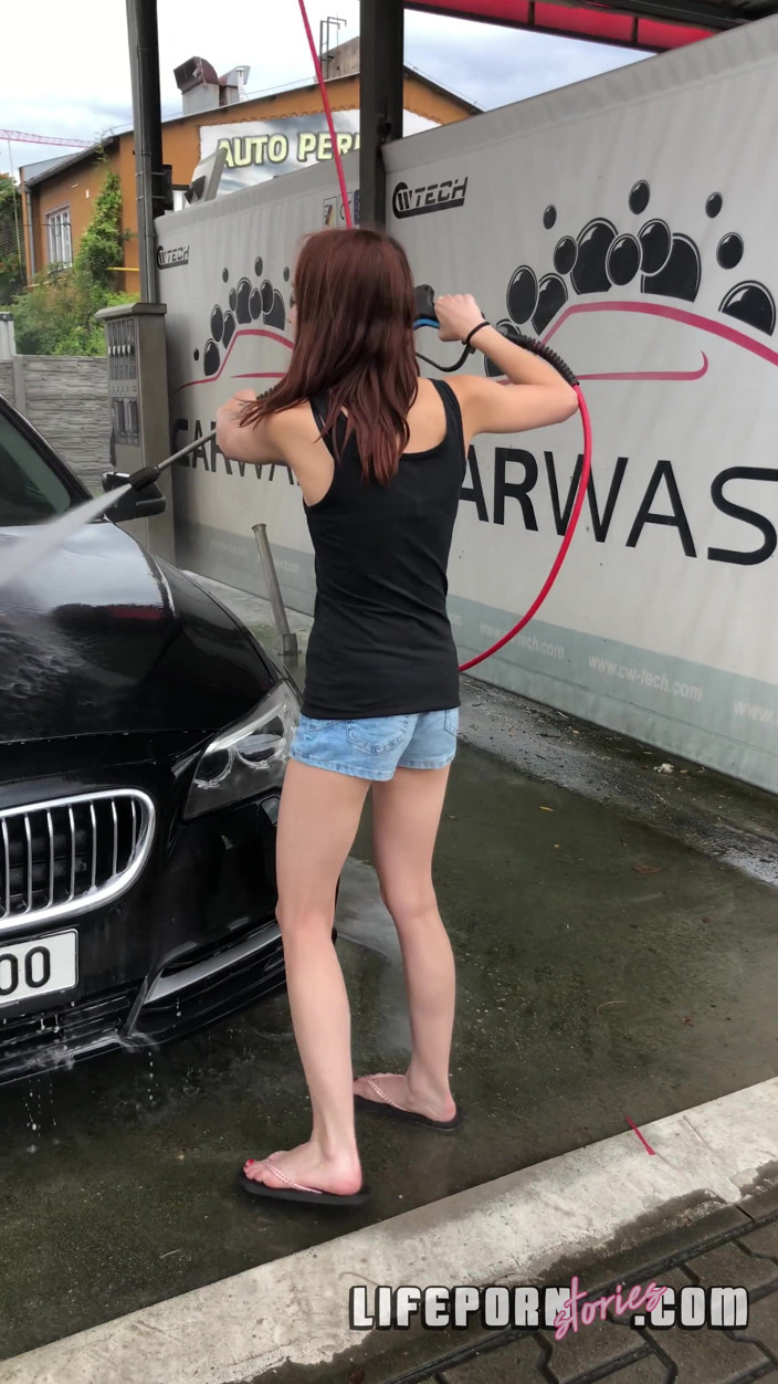 Life Porn Stories: Порно розповіді про життя 2 - частина 3 автомийки призводить до польського члена - камшот і блиск!