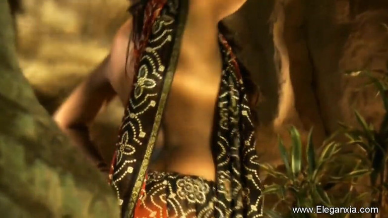 Eleganxia: Sexy Indian babe dancing and showing her perfect body