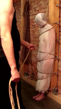 Bound and Punished: Slave Slut Wrapped Tight in Hardcore BDSM Torment