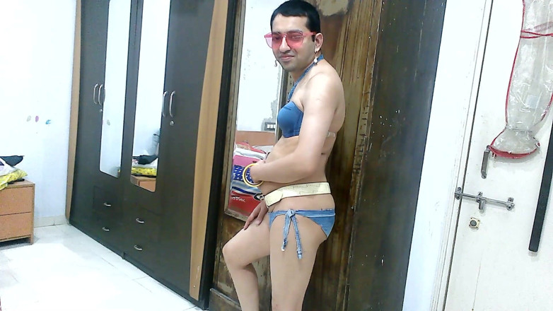Cute & Nude Crossdresser: Người mặc đồ crossdresser femboy sweet lollipop nóng bỏng trong bộ...