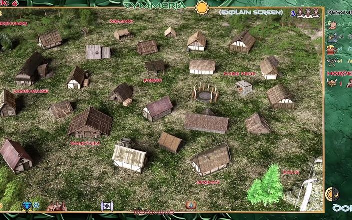 Gaming vision: Barbarian Conquests-v0.3.1 Gamplay with Sex Scene Part 3