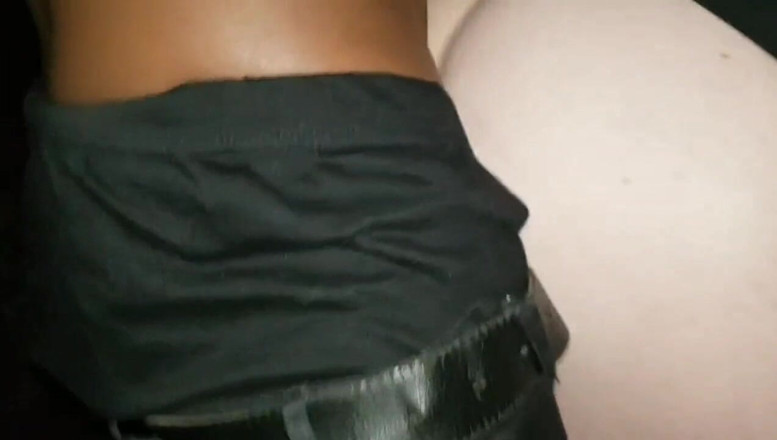 Real homemade BBW BBC porn: BBW bbc anal doggy im freien