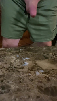Jerking My Big Cock and Cumming for Your Stepmom